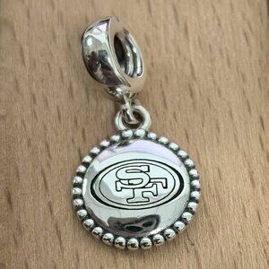 Pandora San Francisco 49'rs Charm Pendant, S925 Silver Bracelets